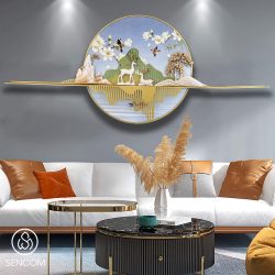 Phù Điêu Treo Tường Nghệ Thuật Mã PD027
