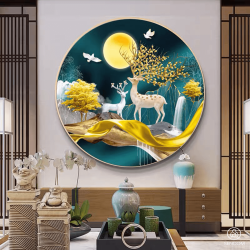 Tranh Phòng Khách Nghệ Thuật Hiện Đại SC00172