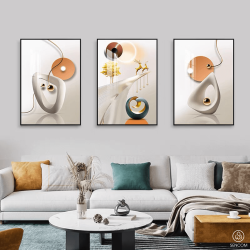 Tranh Phòng Khách Nghệ Thuật Hiện Đại SC00153