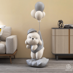 Gấu BearBrick, Khay để đồ , Khay đựng đồ hình Gấu BearBrick Mã 080