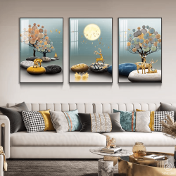 Tranh Phòng Khách Nghệ Thuật Hiện Đại SC00152