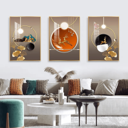 Tranh Phòng Khách Nghệ Thuật Hiện Đại SC00151