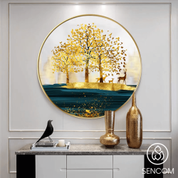 Tranh Phòng Khách Nghệ Thuật Hiện Đại SC00178