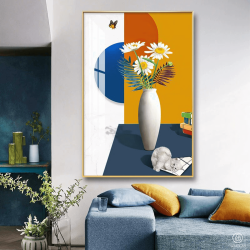 Tranh Phòng Khách Nghệ Thuật Hiện Đại SC00276