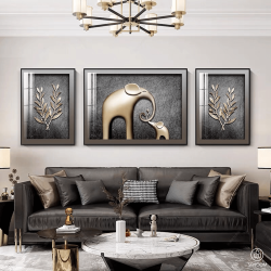 Tranh  Phòng Khách Nghệ Thuật Hiện Đại SC00129