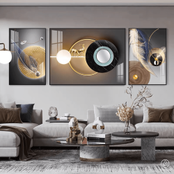 Tranh  Phòng Khách Nghệ Thuật Hiện Đại SC00131