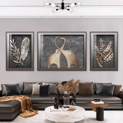 Tranh  Phòng Khách Nghệ Thuật Hiện Đại SC00141