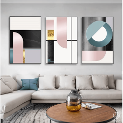 Tranh Phòng Khách Nghệ Thuật Hiện Đại SC00212