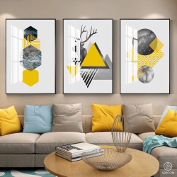 Tranh Phòng Khách Nghệ Thuật Hiện Đại SC00148