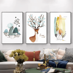 Tranh Phòng Khách Nghệ Thuật Hiện Đại SC00147