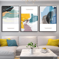 Tranh Phòng Khách Nghệ Thuật Hiện Đại SC00210