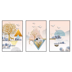 Alternative view of Tranh Phòng Khách Nghệ Thuật Hiện Đại SC00146