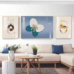 Tranh  Phòng Khách Nghệ Thuật Hiện Đại SC00127