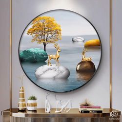 Tranh Phòng Khách Nghệ Thuật Hiện Đại SC00173