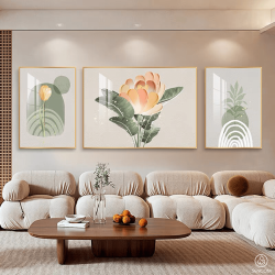 Tranh  Phòng Khách Nghệ Thuật Hiện Đại SC00135