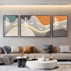 Tranh  Phòng Khách Nghệ Thuật Hiện Đại SC00139