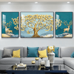 Tranh  Phòng Khách Nghệ Thuật Hiện Đại SC00267