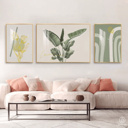 Tranh  Phòng Khách Nghệ Thuật Hiện Đại SC00133