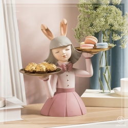 Gấu BearBrick, Khay để đồ , Khay đựng đồ hình Gấu BearBrick Mã 039