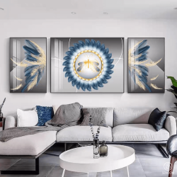 Tranh  Phòng Khách Nghệ Thuật Hiện Đại SC00132