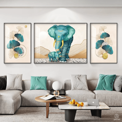 Tranh  Phòng Khách Nghệ Thuật Hiện Đại SC00266