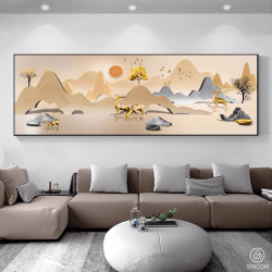 Tranh Trang Trí Phòng Khách Cá Nghệ Thuật SC00186