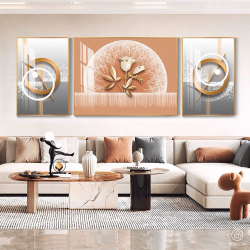 Tranh  Phòng Khách Nghệ Thuật Hiện Đại SC00124