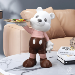 Gấu BearBrick, Khay để đồ , Khay đựng đồ hình Gấu BearBrick Mã 053
