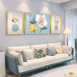 Tranh  Phòng Khách Nghệ Thuật Hiện Đại SC00261