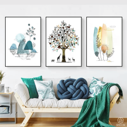 Tranh Phòng Khách Nghệ Thuật Hiện Đại SC00142