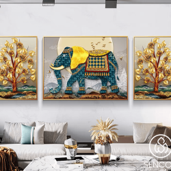 Alternative view of Tranh  Phòng Khách Nghệ Thuật Hiện Đại SC00233