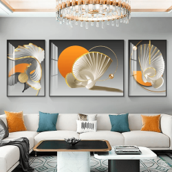 Tranh  Phòng Khách Nghệ Thuật Hiện Đại SC00257