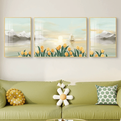 Tranh  Phòng Khách Nghệ Thuật Hiện Đại SC00256