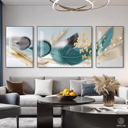 Tranh  Phòng Khách Nghệ Thuật Hiện Đại SC00122