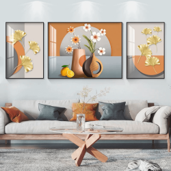 Tranh  Phòng Khách Nghệ Thuật Hiện Đại SC00254