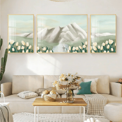 Tranh  Phòng Khách Nghệ Thuật Hiện Đại SC00255