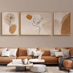 Tranh  Phòng Khách Nghệ Thuật Hiện Đại SC00230