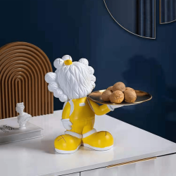 Gấu BearBrick, Khay để đồ , Khay đựng đồ hình Gấu BearBrick Mã 048