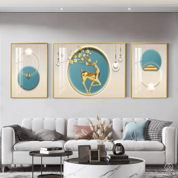 Tranh  Phòng Khách Nghệ Thuật Hiện Đại SC00121