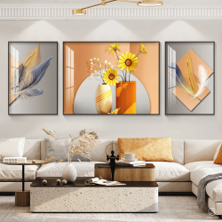 Tranh  Phòng Khách Nghệ Thuật Hiện Đại SC00252