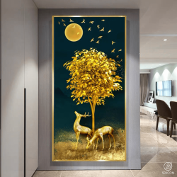 Tranh Phòng Khách Nghệ Thuật Hiện Đại SC00156