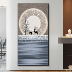 Alternative view of Tranh Phòng Khách Nghệ Thuật Hiện Đại SC00155