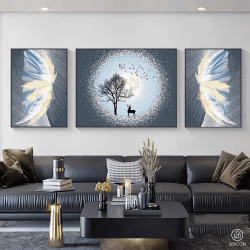 Alternative view of Tranh  Phòng Khách Nghệ Thuật Hiện Đại SC00120