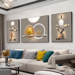 Alternative view of Tranh  Phòng Khách Nghệ Thuật Hiện Đại SC00125