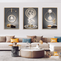 Tranh Phòng Khách Nghệ Thuật Hiện Đại SC00144