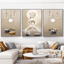 Tranh Phòng Khách Nghệ Thuật Hiện Đại SC000143