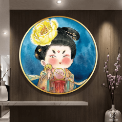 Alternative view of Tranh Phòng Khách Nghệ Thuật Hiện Đại SC00183