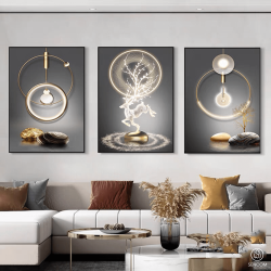 Alternative view of Tranh Phòng Khách Nghệ Thuật Hiện Đại SC00144