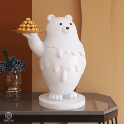 Gấu BearBrick, Khay để đồ , Khay đựng đồ hình Gấu BearBrick Mã 087