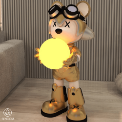 Gấu BearBrick, Khay để đồ , Khay đựng đồ hình Gấu BearBrick Mã 0103